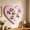 Pink, variant on 40x40cm Heart Shaped Felt Photo Board, Polyester Fiber Wall Note Display Panel, Pin Friendly Memory Organizer, Decorative Bedroom Living Room Picture Collage Wall Decor