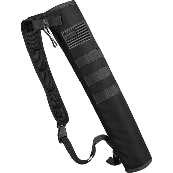 Archery Lightweight Back Arrow Quiver Dual Use Foldable Compact Hip Arrows Bag with Molle System Hanged for Target Shooting