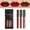 thumbnail image 1 of REK 3 Pcs Rouges à Lèvres Liquides Mauve Baie Rose pour Femmes 24 Heures + Rouge à Lèvres Teinture Gloss Longue Durée 24, 1 of 4