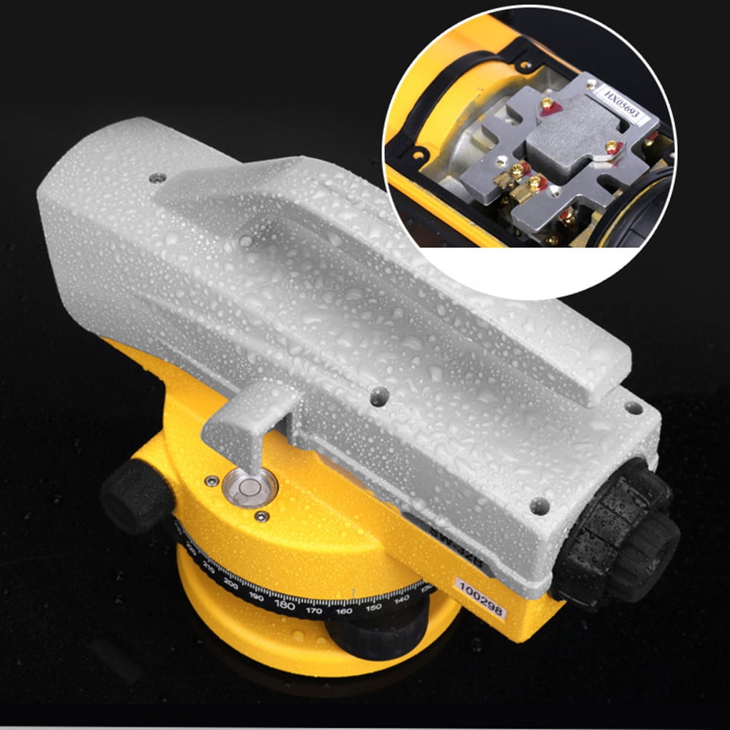 MOMOJIA Permanent Building Leveling Device 32x Magnification 360 Whirling Marker Transportable Case Survey Equipment