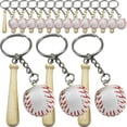 thumbnail image 1 of 16pcs Baseball Keychains Bag Key Rings Purse Decoration Backpack Key Pendants, 1 of 6