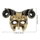 thumbnail image 2 of Máscara de Halloween, adorno, máscara de mascarada, máscara aterradora, máscara decorativa de cuerno de buey, 2 of 5