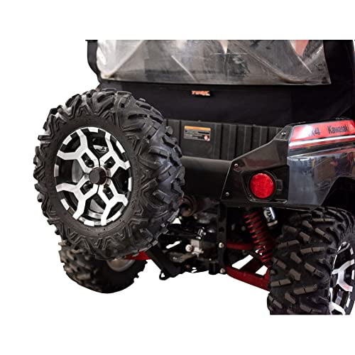 Tusk Hitch Mounted Spare Tire Carrier for Kawasaki Teryx4 800 2014-25