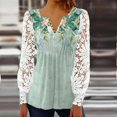 thumbnail image 3 of Ropa de encaje para mujer, camisas de calle para mujer, Tops Vintage Y2k, camisetas de moda para primavera y otoño, camisetas casuales elegantes, 3 of 4