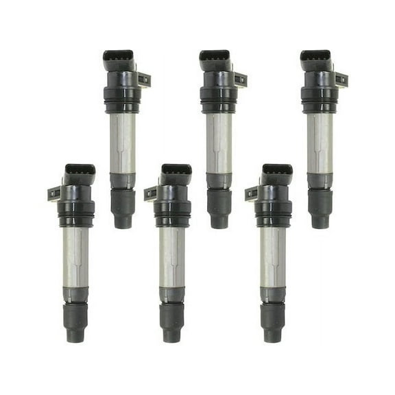 Ignition Coil Kit - 6-Piece - Compatible with 2006 - 2014 Volvo XC90 2007 2008 2009 2010 2011 2012 2013