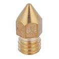 thumbnail image 3 of MK8 Brass Extruder Nozzle, M6 Thread Gold Extruder Nozzle, For 3D Printer 3D Printer CR-10 A8, 3 of 8