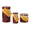 thumbnail image 4 of Sullivans Vance Kitira Set of 3 Pillar Candles, Clean-Burning, Environmental-Friendly, Scentless, Real-Wax Candles, Home Décor, Hosting Décor, 4 of 6