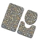 thumbnail image 3 of Juego de alfombras de baño con estampado de piedra 3D, alfombrillas de baño antideslizantes, alfombrillas decorativas para asiento de inodoro, alfombra 3 piezas seitruly JJ25267-02, 3 of 5