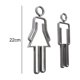 thumbnail image 3 of Señal de Inodoro para Hombres Y Mujeres, Señal de Baño, Pegatinas de WC, Calcomanías, Señalización de Baño, Señal de Símbolo de Inodoro para Decoració Plata Macarena Letrero para puerta de baño, 3 of 8