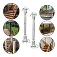 thumbnail image 4 of Jaw Turnbuckle, Turnbuckle Hook Clear Thread Firm Connection Rustproof 2pcs  For Industrial Use M5,M4, 4 of 8