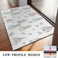 thumbnail image 3 of Princess Castle Flower Pattern Door Rugs,Washable Non Slip Door Mats Indoor,Decorative Door Mats,Entry Mat Indoor for Entrance,Bedroom,Kitchen,Bathroom,20"x32", 3 of 6
