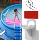thumbnail image 1 of 3 soportes de fijación para tuberías de piscina, soporte de salida de manguera con brida, color gris., 1 of 7