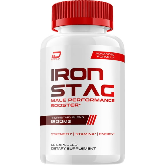 Iron Stag for Men Capsules – IronStag Vitamin Complex Pills, Energy, 1 Pack, 60 Capsules