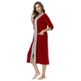 Robes for Women, LOFIR Womens Robes Zip Up Front Full Length