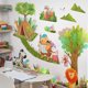 thumbnail image 2 of Adhesivos de pared DEKOSH Safari Animals Jungle Adventure, 2 of 7