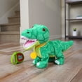thumbnail image 3 of Kid Connection Electronic Walking Pet, 9" Tall Dinosaur, Green, Toddler Toys, 3 of 10