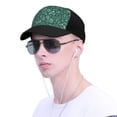 thumbnail image 4 of Yiaed Green Christmas Print Baseball Cap Dad Hat Polo Style Plain Blank Adjustable Size, 4 of 5