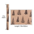 thumbnail image 3 of Fwttom Christmas Wrapping Paper Rolls, 118in Long Sturdy Tear-Resistant Gift Wrap for Holiday Wedding Birthday Party, Christmas Decorations Indoor, 3 of 6