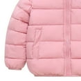 thumbnail image 3 of LIaqionyy Kids Winter Down Coats Boys Girls Lightweight Puffer Padded Jacket Hooded Outerwear Zipper up Down Coat, 3 of 5