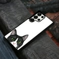 thumbnail image 4 of WIRESTER Shockproof Soft Rubber Cover Case for Samsung Galaxy S25 Ultra 6.8" 2025, Animal Black White Tuxedo Cat, 4 of 5