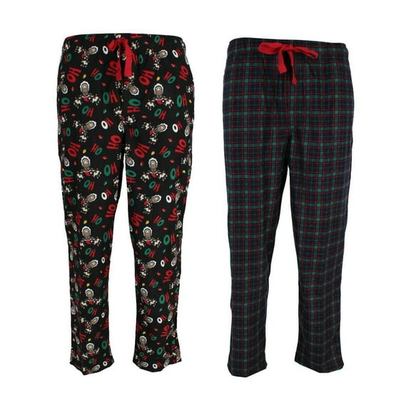 Fruit of the Loom Holiday Fleece Pajama Pant (Pack of 2) (Men)
