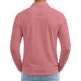 thumbnail image 7 of Mens Long Sleeve Polo Shirts Classic Breathable Golf Work Pullover Tops, 3XL, 7 of 7