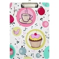 thumbnail image 2 of Coolnut Cartoon Cake Clipboard A4 Standard Size Decorative Clipboard with Low Profile Metal Clip for Students Men Women Classroom and Office Gifts, 2 of 7