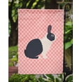 thumbnail image 3 of Carolines Treasures BB7958GF Dutch Rabbit Pink Check Garden Flag, 3 of 3