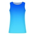 thumbnail image 4 of Otvok Tank for Men's Gradient Color Printed Vests Casual Sleeveless Round Neck T-shirt, 4 of 4