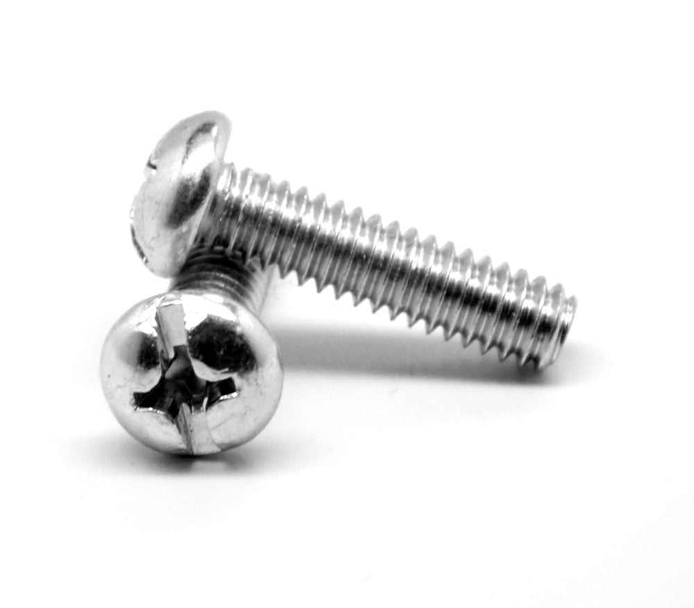 #4 x 1" Wood Screw Slotted Round Head Low Carbon Steel Zinc Plated