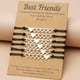 thumbnail image 3 of Pulsera ajustable de acero inoxidable de seis corazones, moderna y minimalista, joyería personalizada creativa retro para mujer, 3 of 6