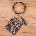 thumbnail image 1 of Wristlet Bracelet Keychain Circle Key Ring Pocket Credit Card Holder Circle Key Ring Tassel Keychains Bangle Purse for Women 13#, 1 of 6