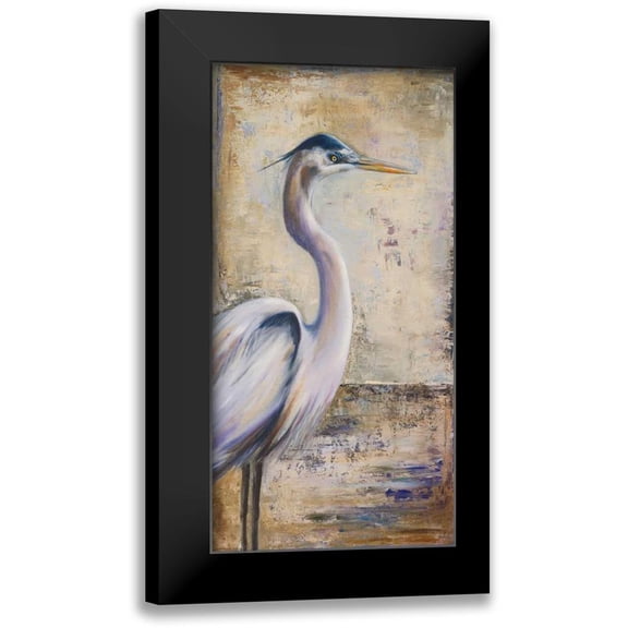 Pinto, Patricia 9x14 Black Modern Framed Museum Art Print Titled - Blue Heron I