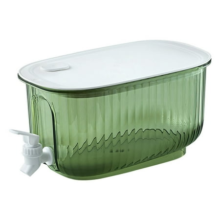 

4L Ice Cold Tea Beverage Dispenser With Leak Proof Spigot Clear Water Container