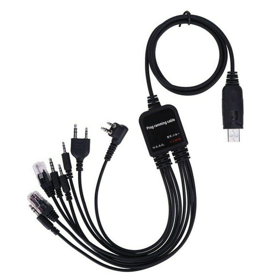 8 in 1 Function USB Programming Cable for Multiple Radios Accessory