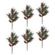 thumbnail image 2 of 6 Ramas De Frutos Rojos Artificiales De 16 Pulgadas Para Decoración Navideña, 2 of 9