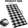 GALMAXS7 Thick Anti Fatigue Kitchen Rug Black & White Kitchen Mat for