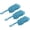 Blue, variant on Uxcell Microfiber Duster Reusable Feather Duster Blue, 3 Count