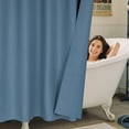 thumbnail image 6 of Inosoo Thick Luxury Waffle Shower Curtain, 72"x 72" , Moonlight Blue, 6 of 14