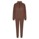 thumbnail image 4 of ICHUANYI Liquidación Conjunto de suéter y pantalones de solapa con cremallera de color sólido para mujer ICHUANYI WER202308256263, 4 of 5