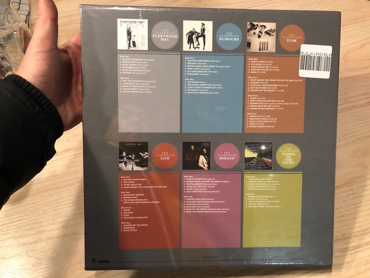 Warner Music, Fleetwood Mac The Alternate Collection, 8x Vinyl Box Warner Music, Fleetwood Mac The Alternate Collection, 8x Vinyl Box