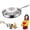 10.23in, variant on 2026 new Titanium Hammered Pan Pro with Lid, titanium pans for cooking -Durable Scratch-Resistant Non Stick Titanium Nutri Pan for Cooking (8in)