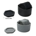 thumbnail image 5 of 6Pcs Silicones Hexagonal Coaster Set With Storage Container Heat Dispersion Design Prevents Table Damage From Cups Pan, 5 of 8
