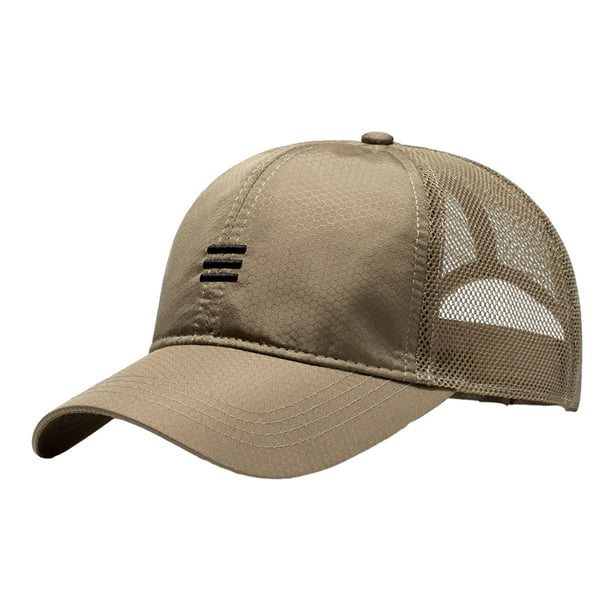 Sombrero para el sol Sonducket Estilo deportivo de Malla Transpirable Caqui