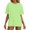 Green, variant on Daznico Womens Tops - Women's T Shirts Short Sleeve Round Neck Basic Top for Everyday Wear for Spring and Summer - Shirts for Women,Color:Light Green,Size:S