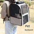 thumbnail image 3 of Purple Small Pet Travel Backpack for Cats & Dogs Under 10 lbs - 50L Spacious, Breathable Rolling Shutter Design to Reduce Stress, Portable DurableCarrier for Outdoor Adventures & Daily Outings,, 3 of 6