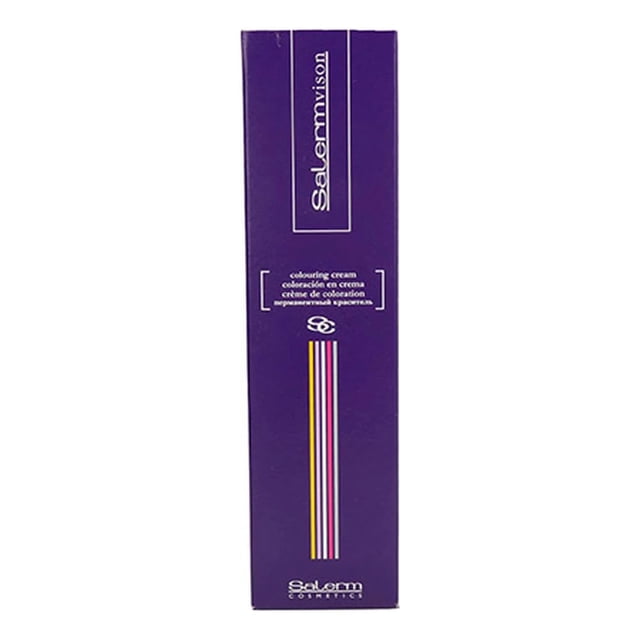Crema para teñir el cabello Salermvison, marrón claro, caoba, 75 ml