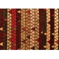 thumbnail image 1 of Ahgly Company Indoor Rectangle Oriental Orange Modern Area Rugs, 2' x 4', 1 of 4