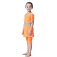 thumbnail image 6 of Weebloom Girls Swimsuit Full Coverage Long Sleeve Swim With Skirt Rash Guard Swim Bathing Suits Girl Swimwear For Beach Pool 12-13 Years, 6 of 8