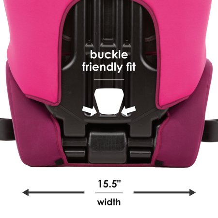 Diono Cambria 2 XL 2-in-1 High Back Booster Car Seat, Converts to Backless , Dual LATCH, 40-120 lbs, Pink